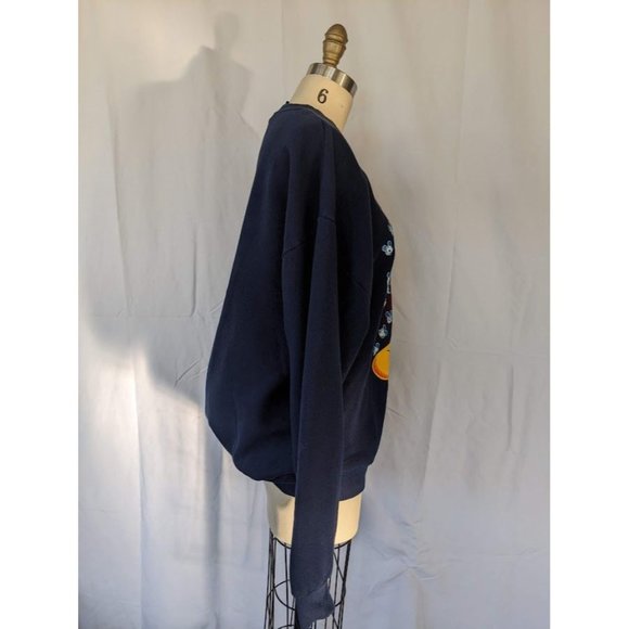 Women's Disney Mickey Unlimited Sweatshirt Size Large 90s Mickey Mouse Crewneck - Picture 4 of 8